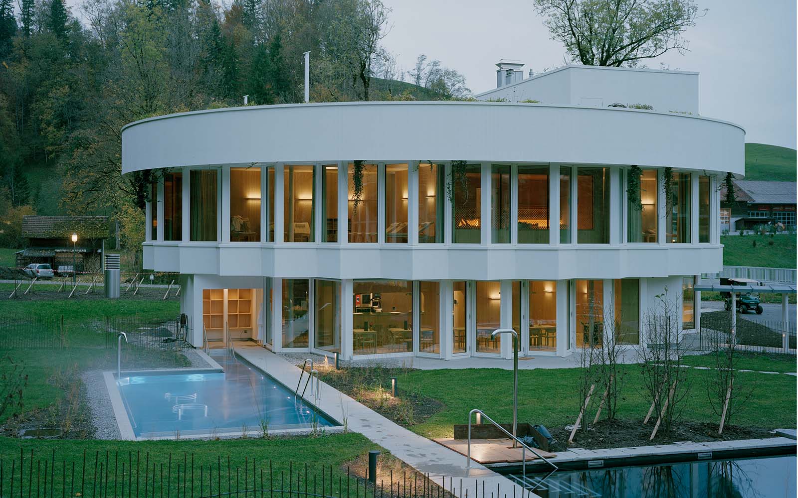 Neubau Bade- und Saunahaus Hotel Hofweissbad